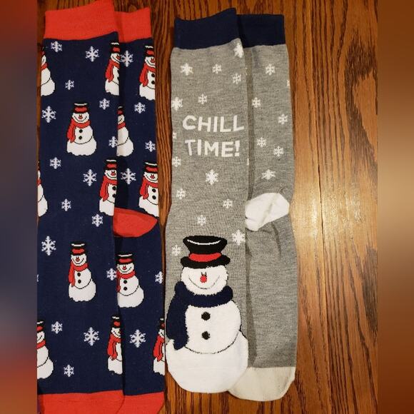 Christmas lot of 3 women's holiday socks 1 of 3 are support stockings - Picture 4 of 4